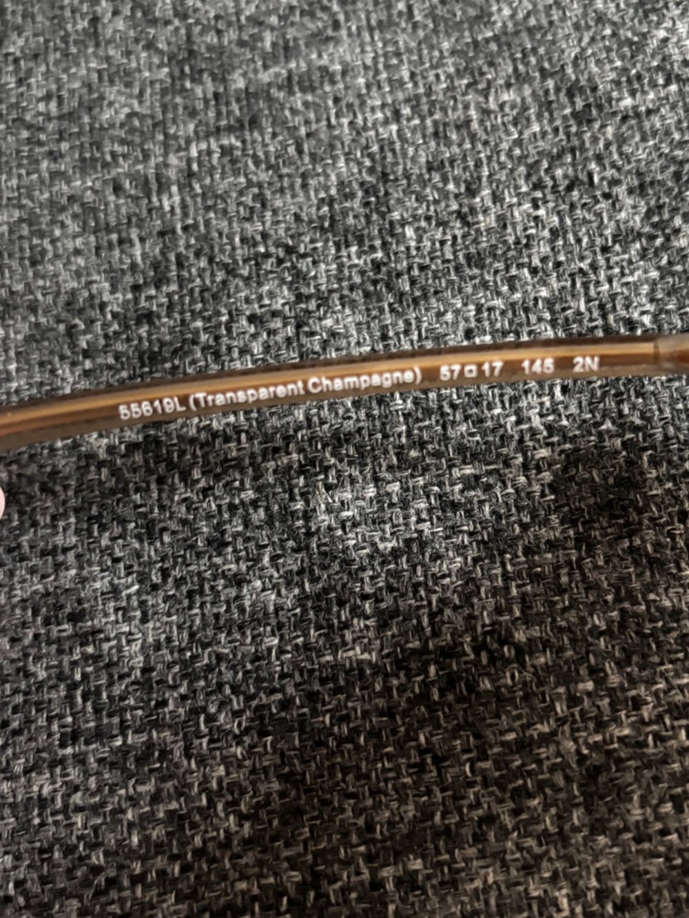 Coach Transparent Champagne sunglasses - Picture 7 of 7